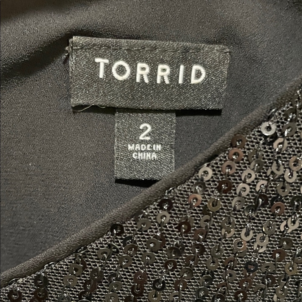 Torrid Black Sequin Camisole - Picture 2 of 5